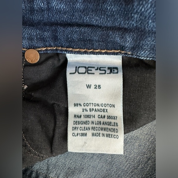 Joe’s Jeans Maven Cropped Cuffed Jeans Medium Washed - Picture 6 of 9